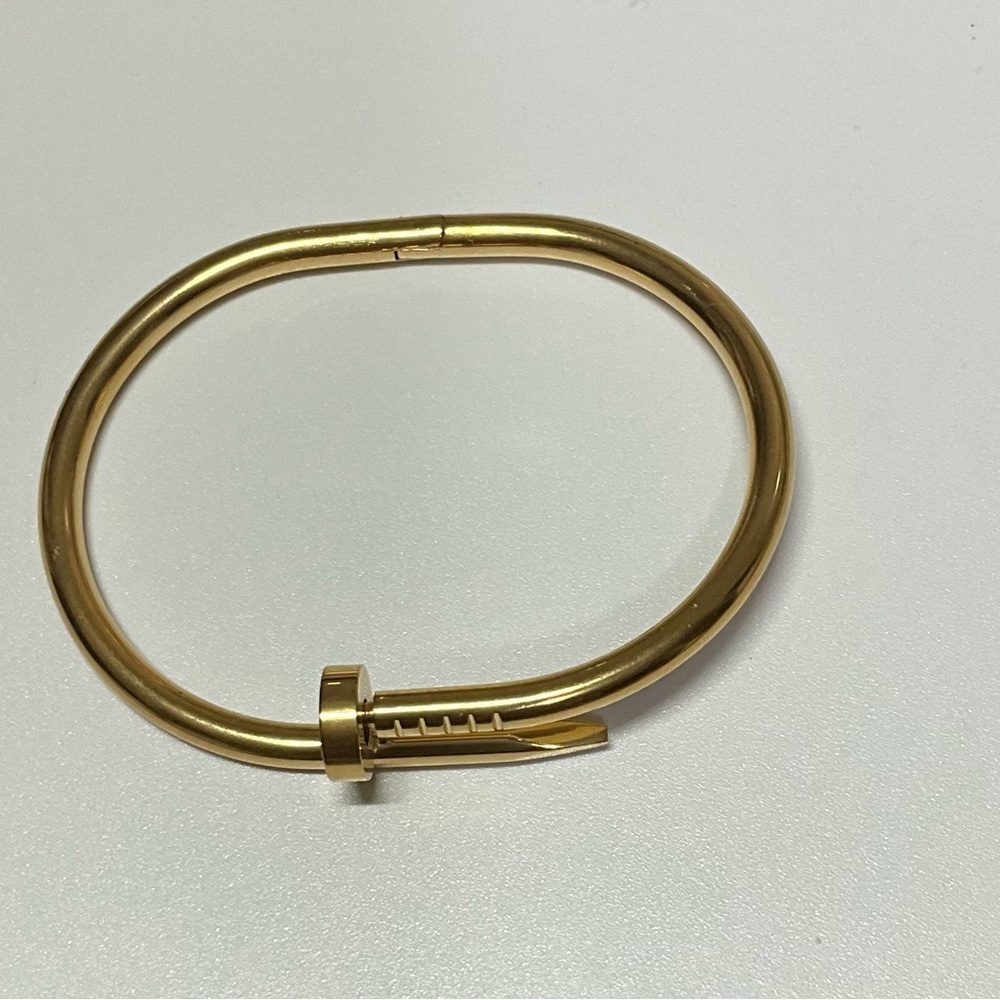 Gold filled , nail bangle - Picture 3 of 3